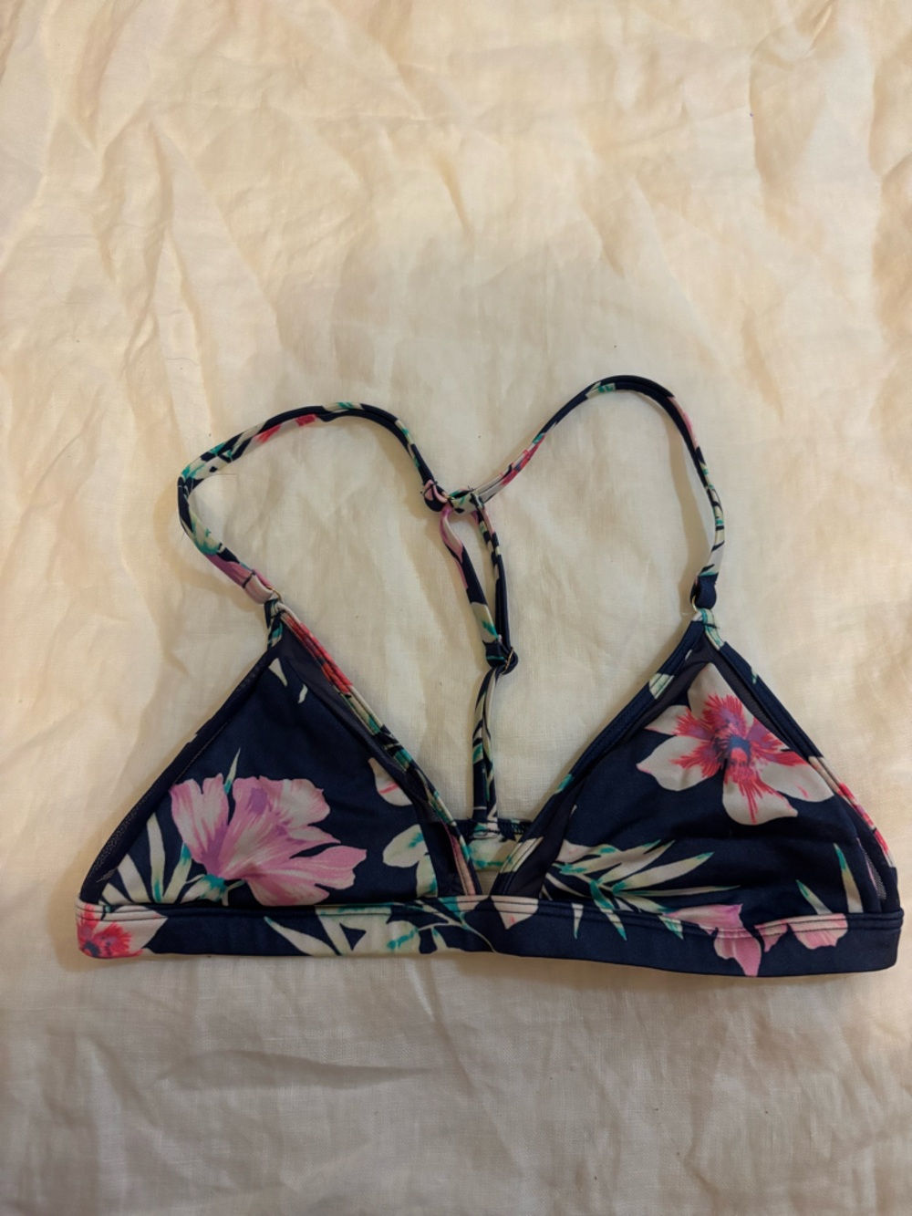 Victoria's Secret PINK Navy Floral Bra Size S